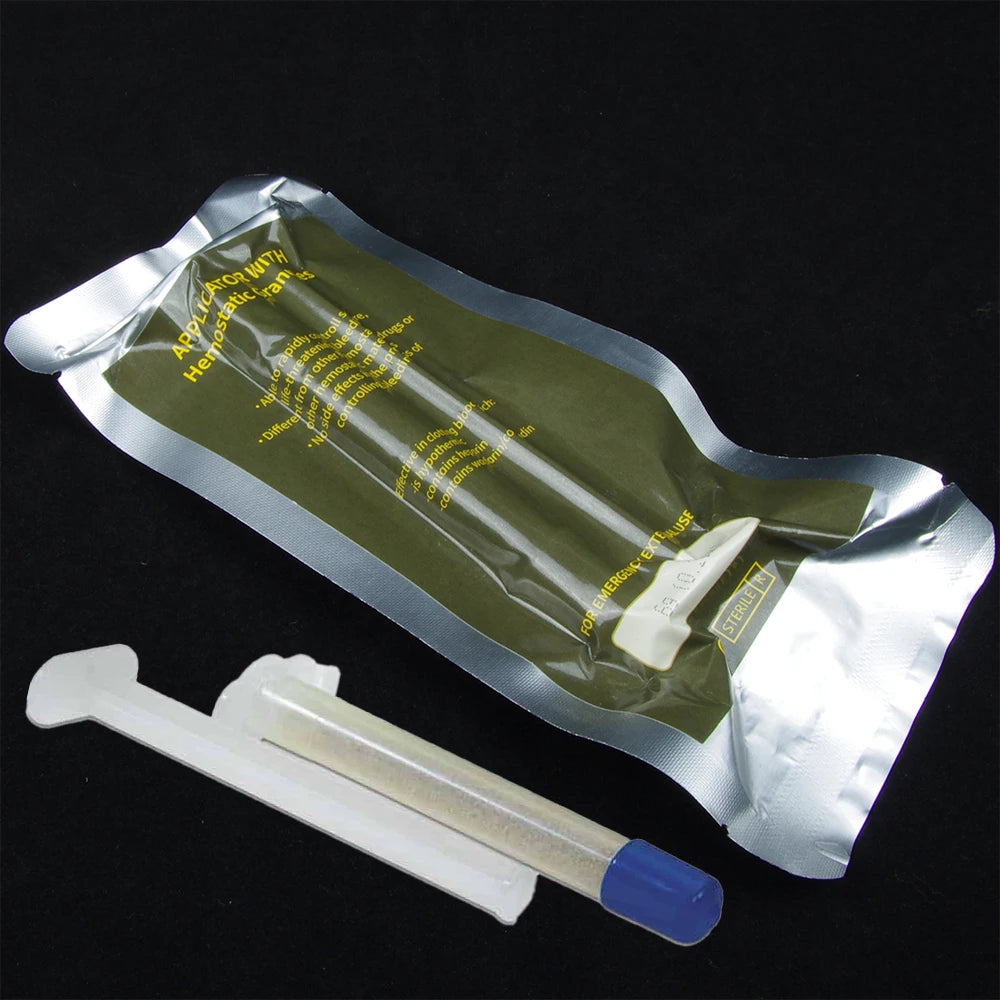 6g Chitosan Powder Applicator with Fast Hemostatic Granule Bandage Medical Care for Tactical Emergency External Use Survival Kit Peaceful Pleasures Health and Wellness