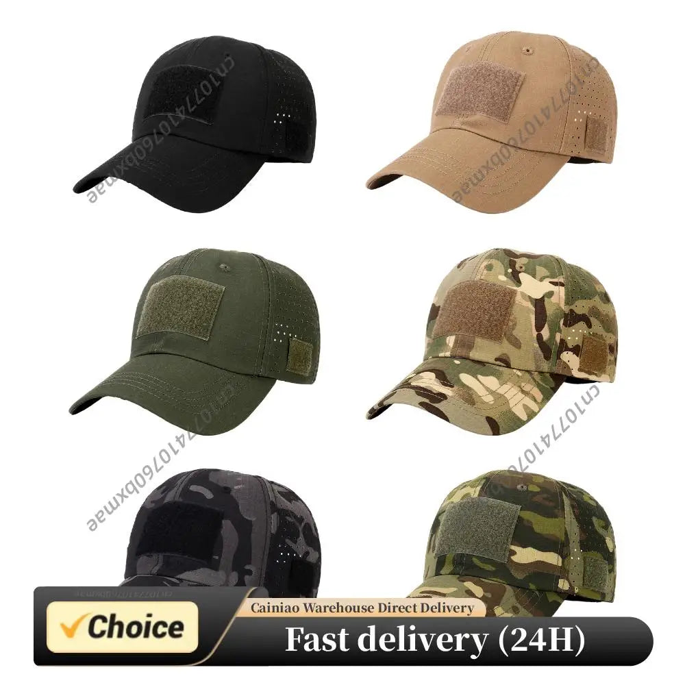Unisex Camouflage Baseball Cap Abrasion-resistant Athletic Casual Baseball Cap UV Sun Protection Hat for Outdoor Sports Peaceful Pleasures Health and Wellness