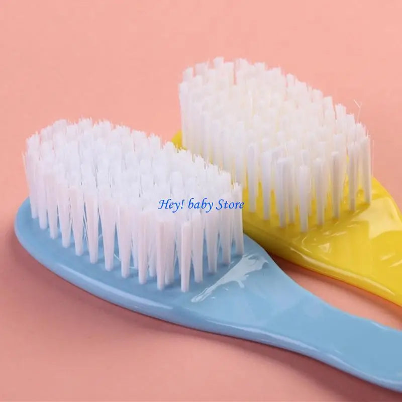 Baby Hair Brush & Comb Set – Cradle Cap Scalp Massage Newborn