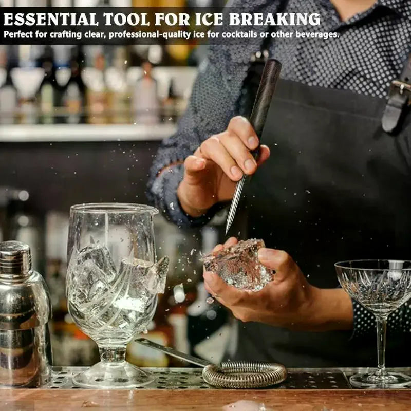 Stainless Steel Ice Pick | Portable Bar & Cocktail Tool