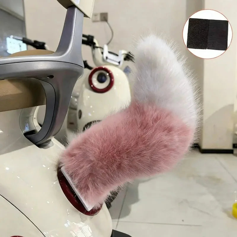 Electric Wagging Fox Tail Scooter Decoration | Remote Control