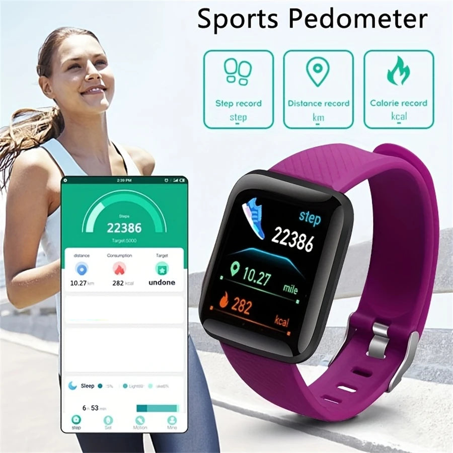 Y68 Smart Fitness Watch – Sleep Monitor, Heart Rate & Alarm