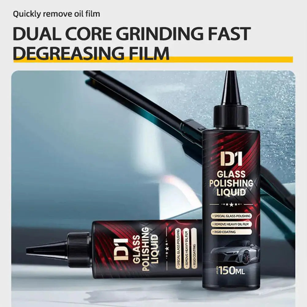 1/3Sets Auto Glass Polishing Essence Removes Oil Film Coating Water Stains Minor Scratches Repair Without Marks Peaceful Pleasures Health and Wellness