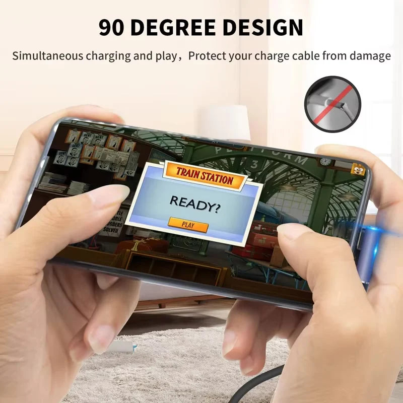 USB4 40Gbps 90° Type-C Adapter | 100W PD & 8K 60Hz