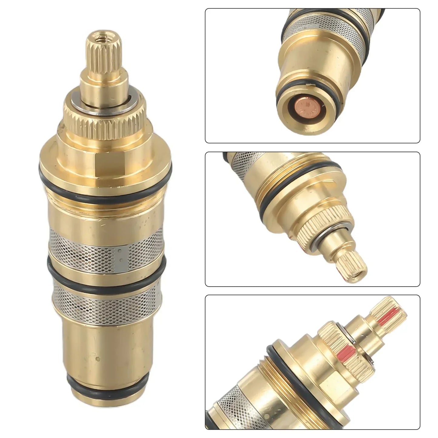 Brass Thermostatic Cartridge – Shower Bar Mixing Valve Replacement