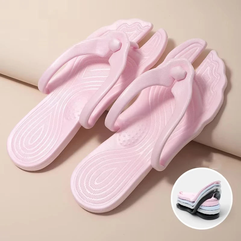Foldable EVA Women's Massage Slippers – Lightweight Indoor Slides