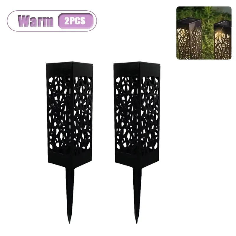 Solar Garden Stake Lights | LED Dusk to Dawn, IP65 Waterproof