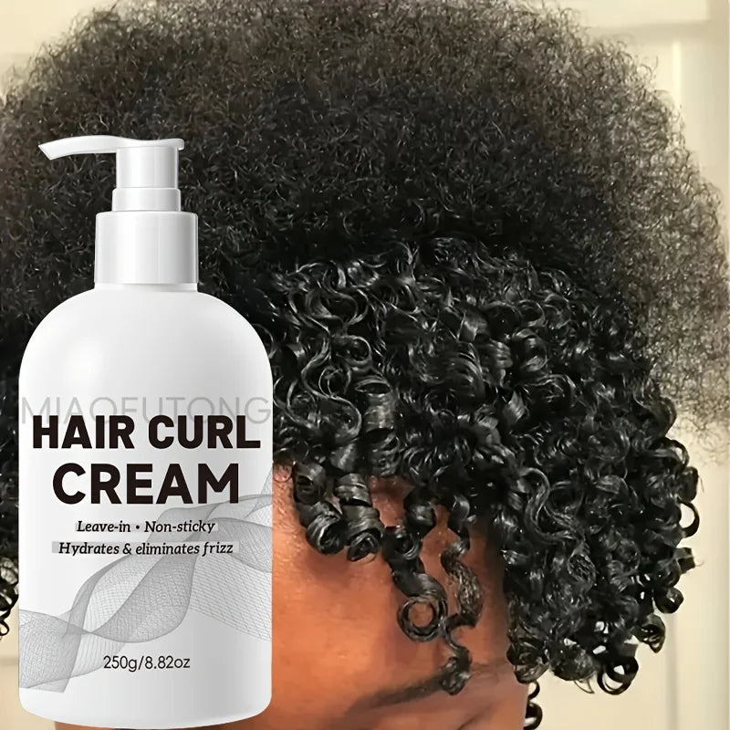 Curl Defining Cream with Argan Oil – Anti-Frizz Strong Hold
