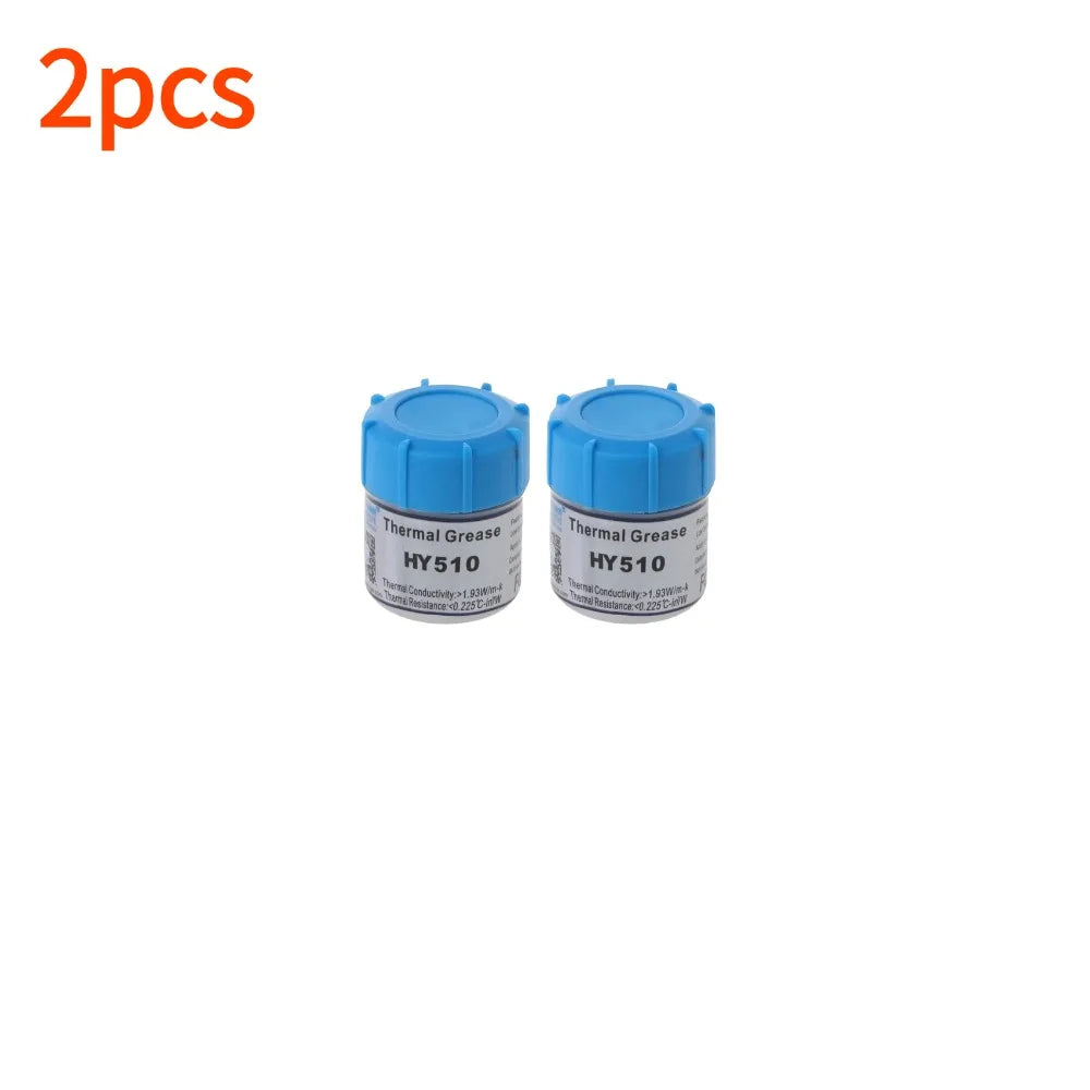 HY510 Silicone Thermal Paste for CPU and GPU Cooling Peaceful Pleasures Health and Wellness 2pcs