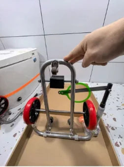 Folding Toilet Installation Trolley – Portable Labor-Saving Cart