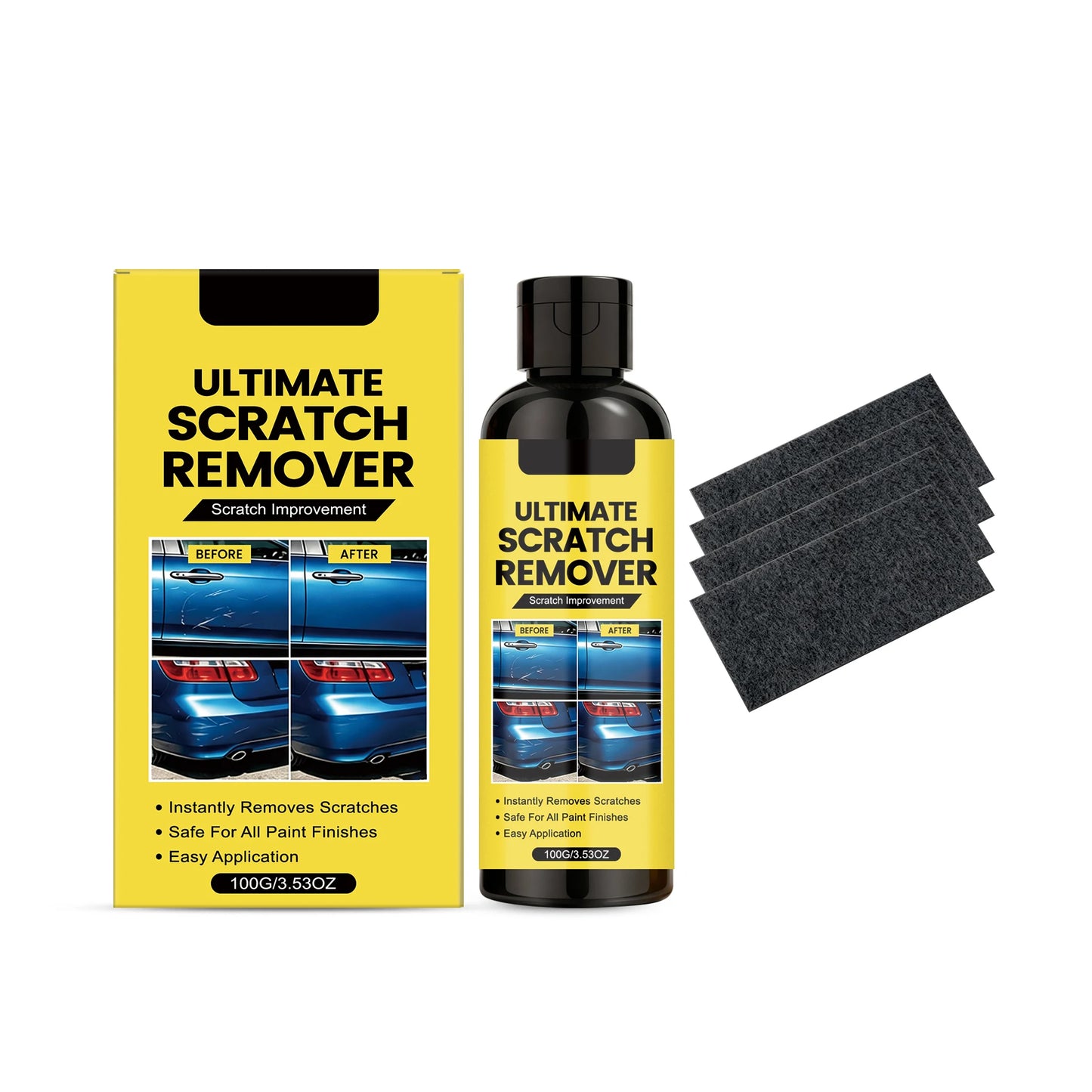 Car Scratch Remover & Polish Kit – Restore Paint & Shine