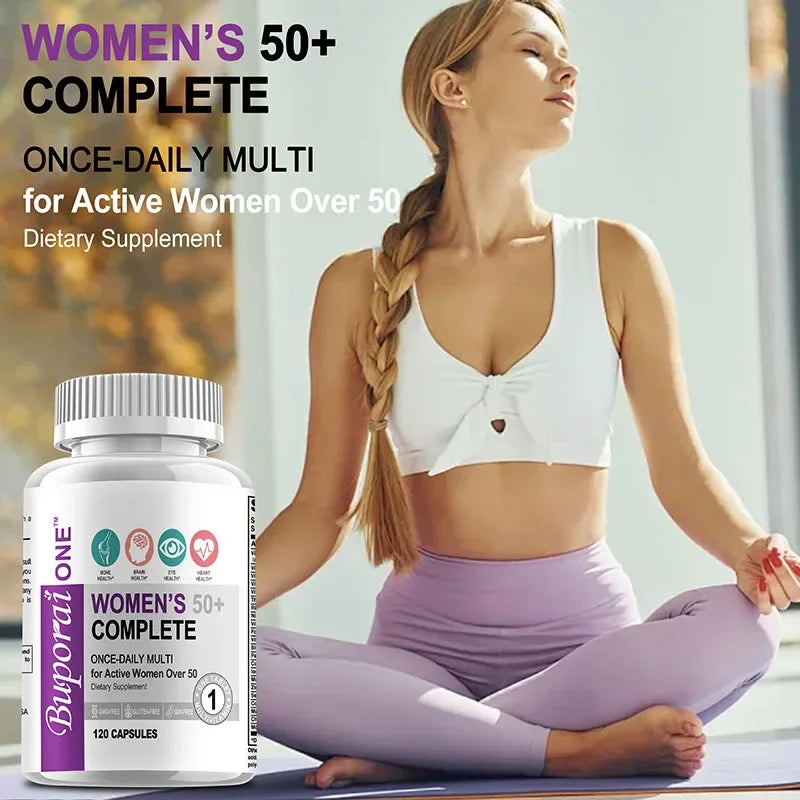 Women's 50+ Complete Multivitamin – Bone, Brain & Skin Health Women's Multivitamin Peaceful Pleasures Health and Wellness