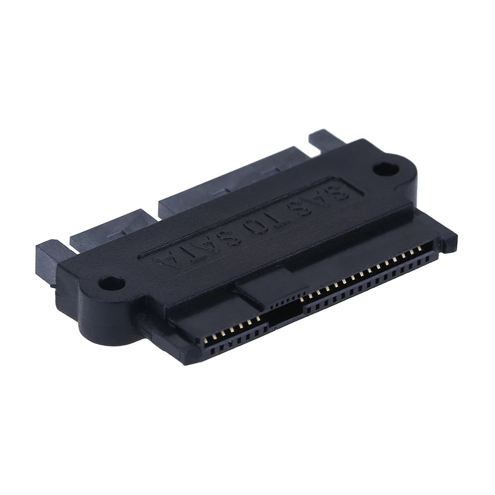 SFF 8482 SAS to SATA 180 Degree Angle Adapter Converter Straight Head SAS Hard Drive to Motherboard SATA Adapter for PC Peaceful Pleasures Health and Wellness