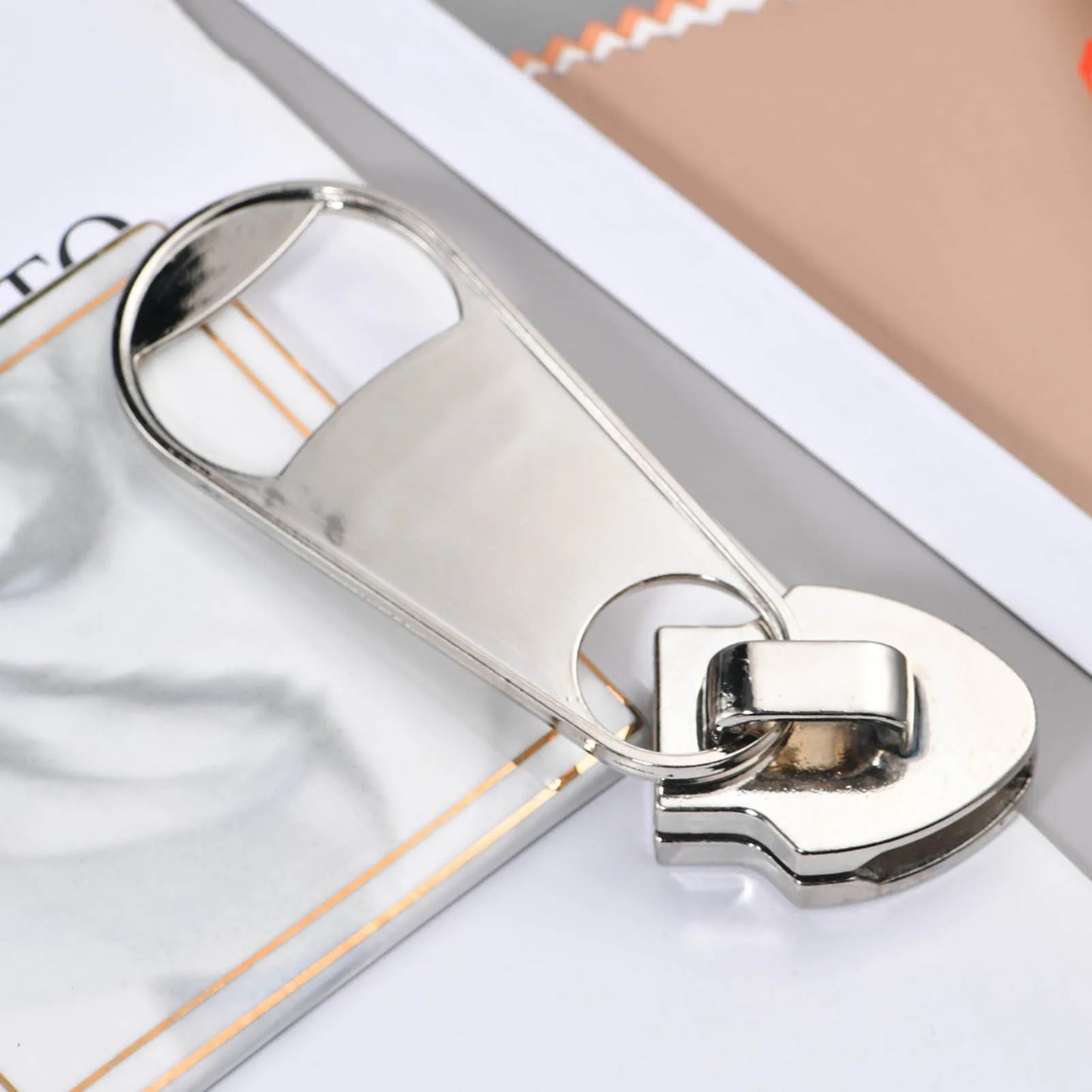 Creative Beer Bottle Opener Multifunctional Large Magnetic Zipper Bottle Opener Suitable for Home Dinner Party Bar Peaceful Pleasures Health and Wellness