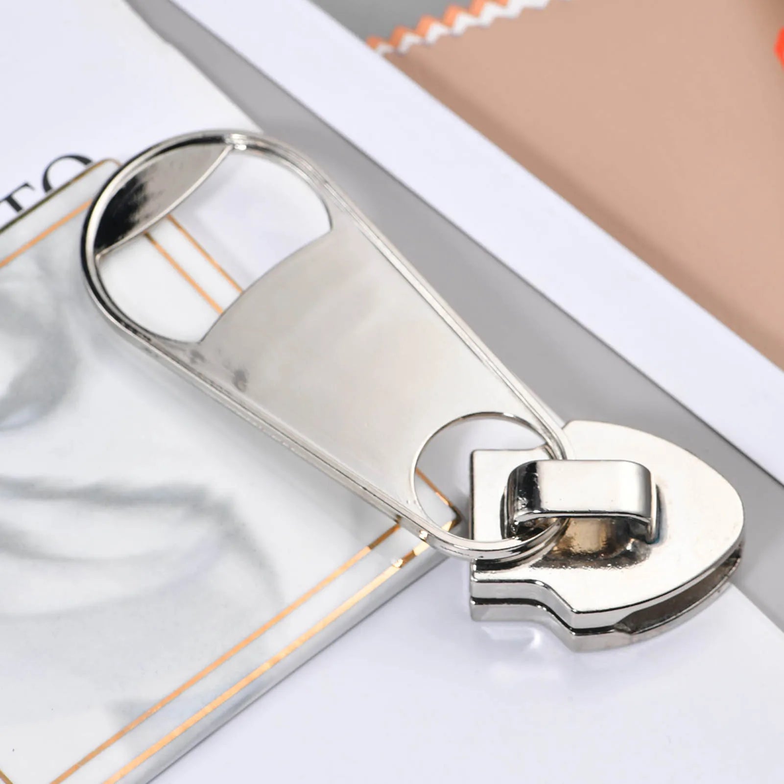 Creative Beer Bottle Opener Multifunctional Large Magnetic Zipper Bottle Opener Suitable for Home Dinner Party Bar Peaceful Pleasures Health and Wellness