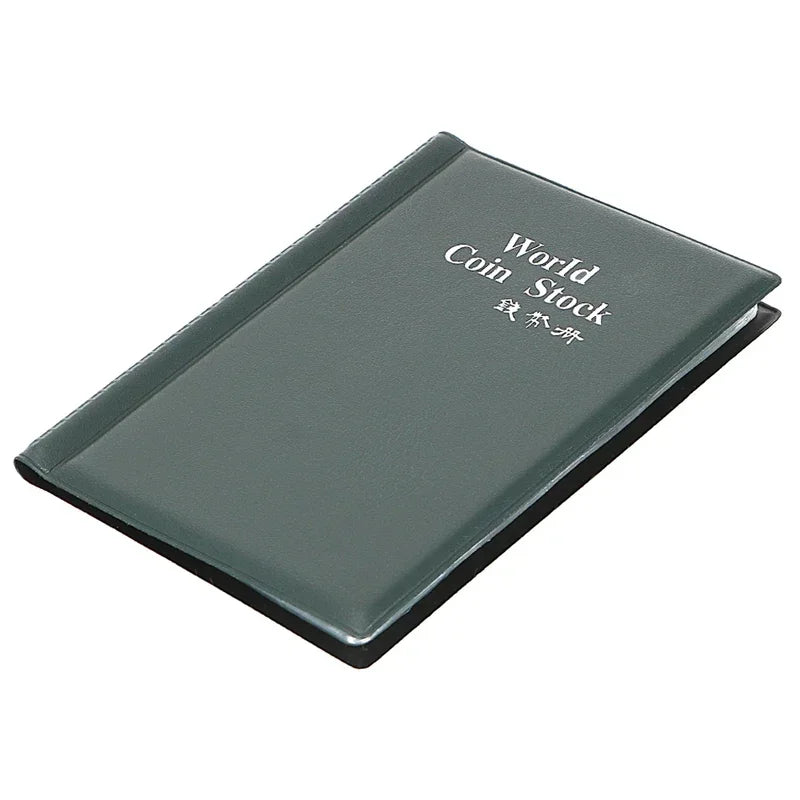For Collector Coin Holder Albums Mini Penny Coin Storage Bag Collecting Money Organizer 120 Pockets Coins Collection Album Book Peaceful Pleasures Health and Wellness