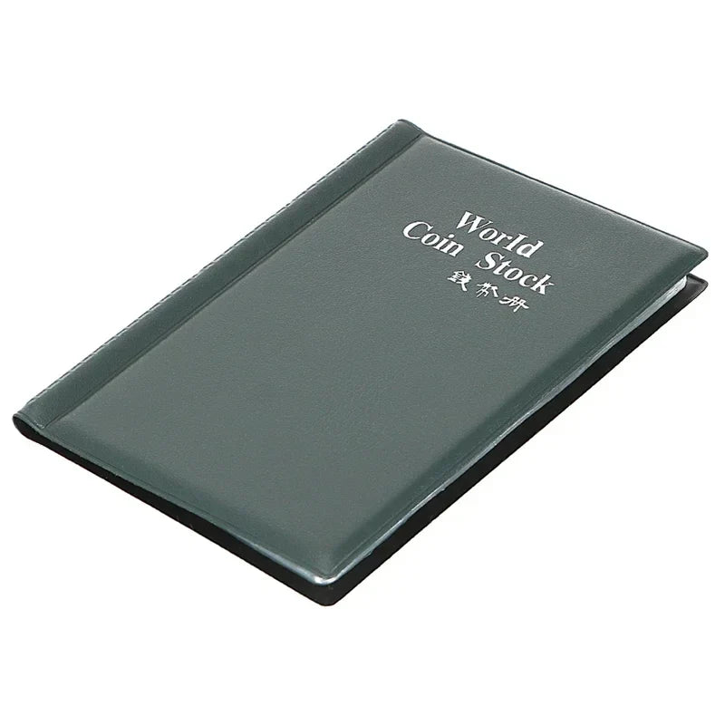 120-Pocket Coin Collection Album Book | Coins & Tokens Organizer