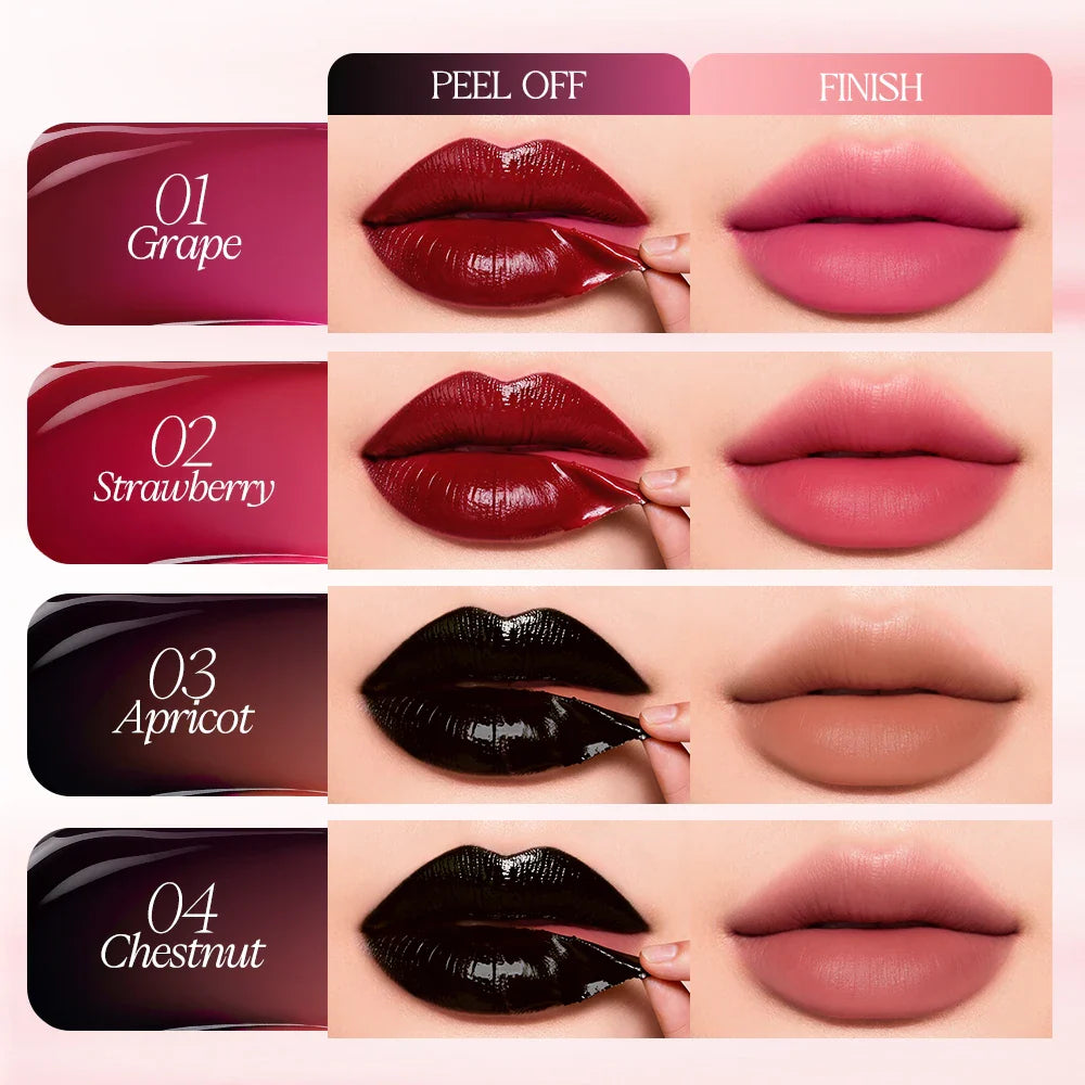 O.TWO.O Peel-Off Lip Stain | 48H Waterproof Matte Lip Tint