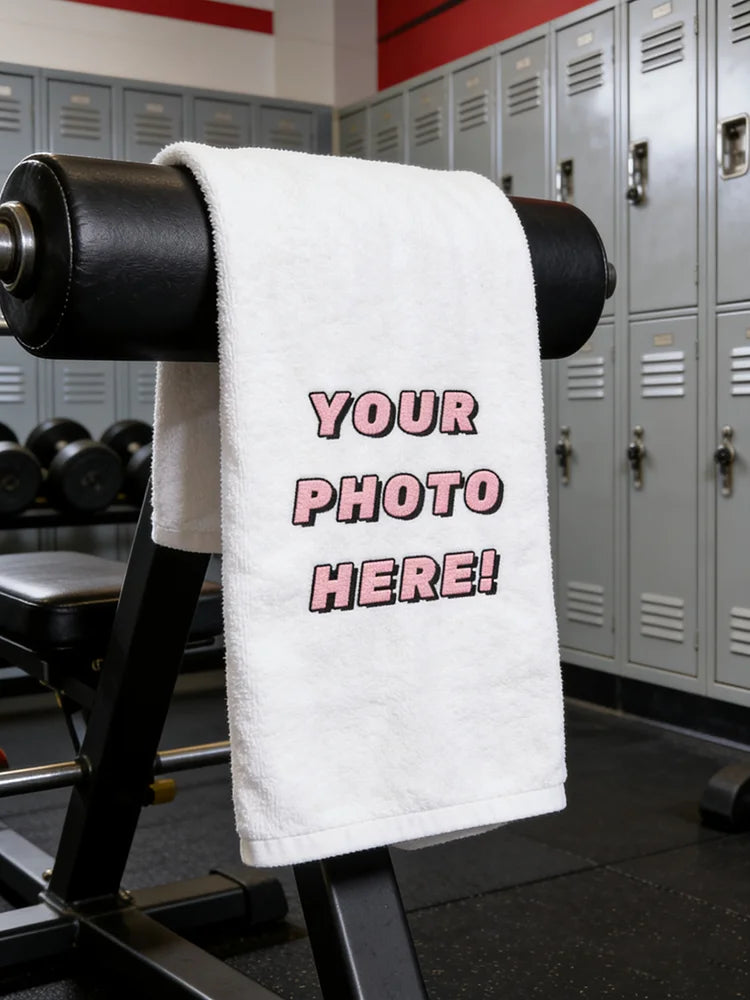 Custom Photo Face Towel | Personalized Ultra-Soft DIY Towel Custom Photo Towel Peaceful Pleasures Health and Wellness