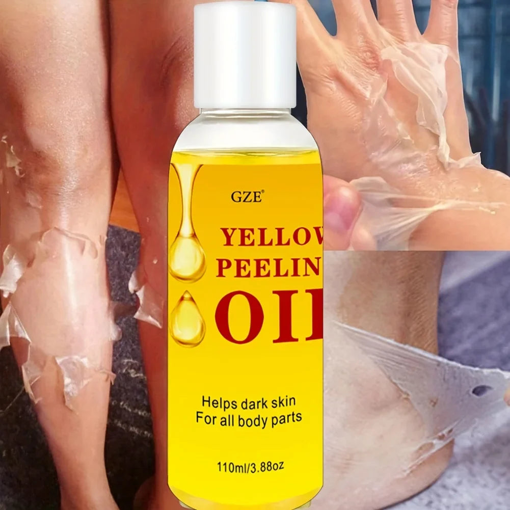 GZE Yellow Peeling Oil – Body & Face Exfoliator 110ml