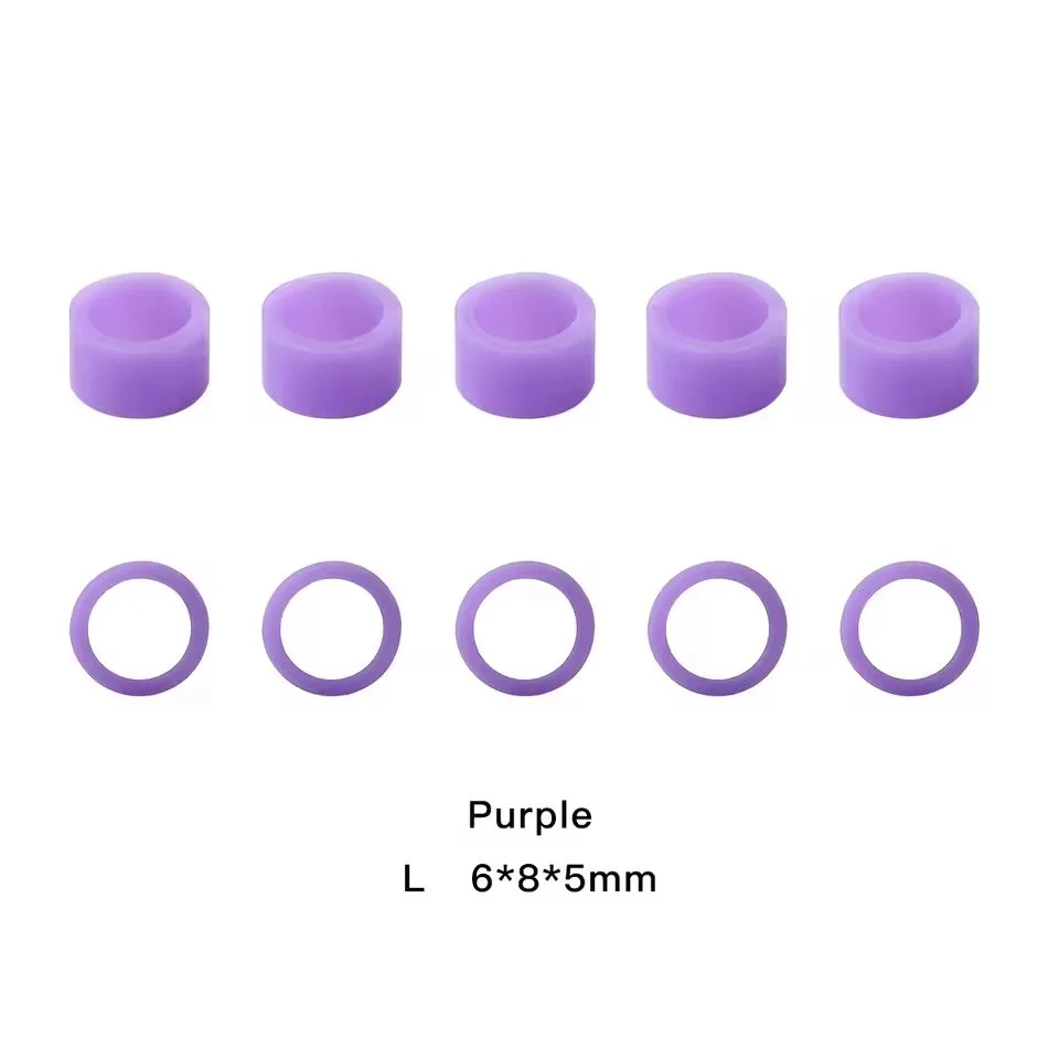 100pcs Autoclavable Dental Silicone Color Code Rings | Orthodontic