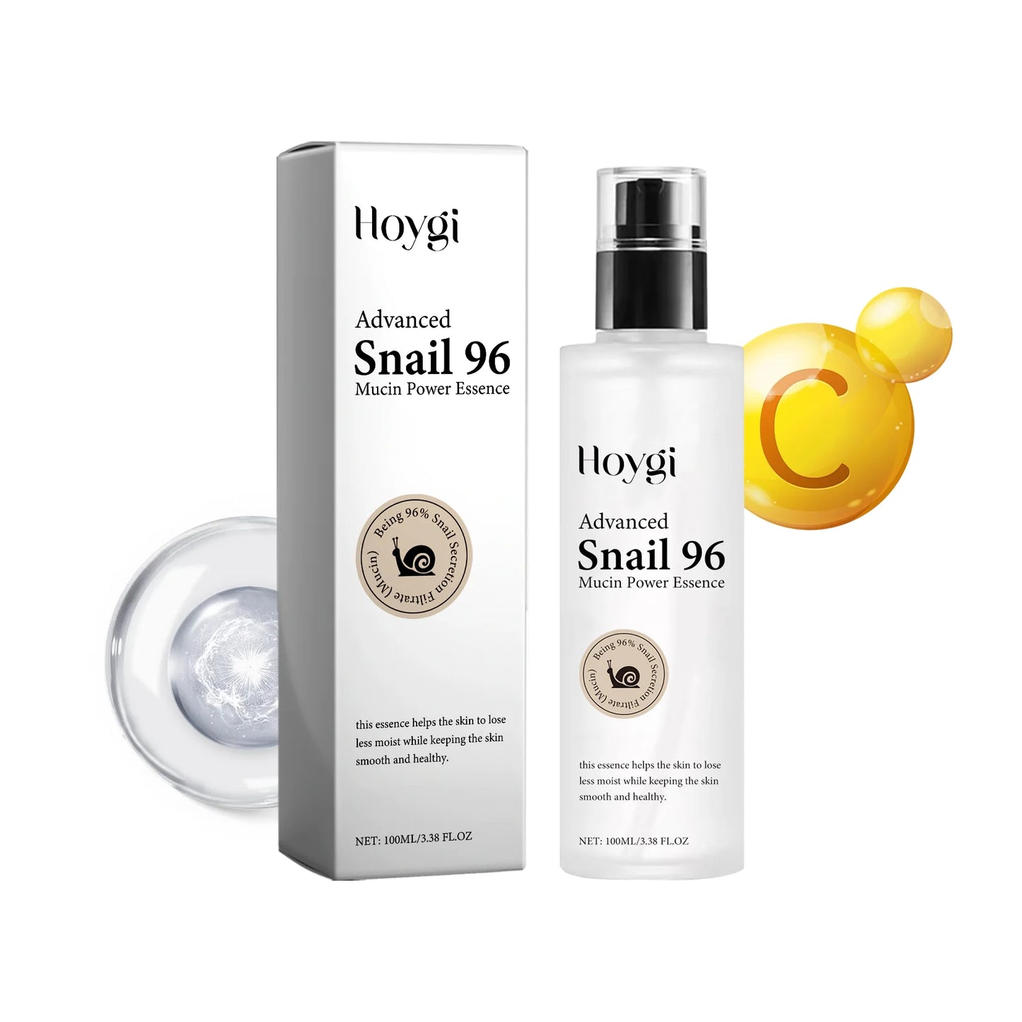 96% Snail Mucin Serum 100ml – Firming & Anti-Aging Essence