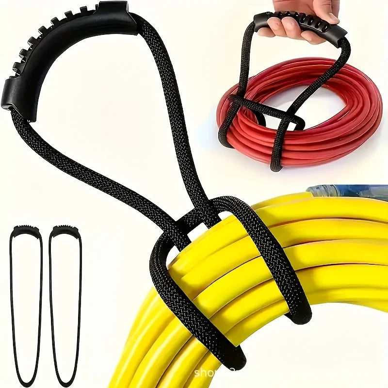 2-Pack Nylon Cord & Hose Organizer Straps with Handle