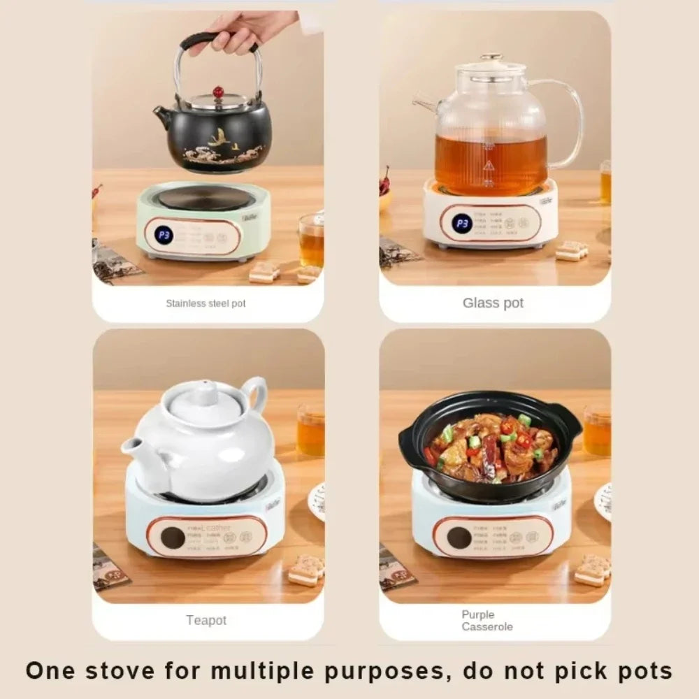 EU/US/UK New Electric Cookware Heating Base 500W Electric Heater Coffee Stove Home Manual Adjustable Temperature Cooking Heater Peaceful Pleasures Health and Wellness