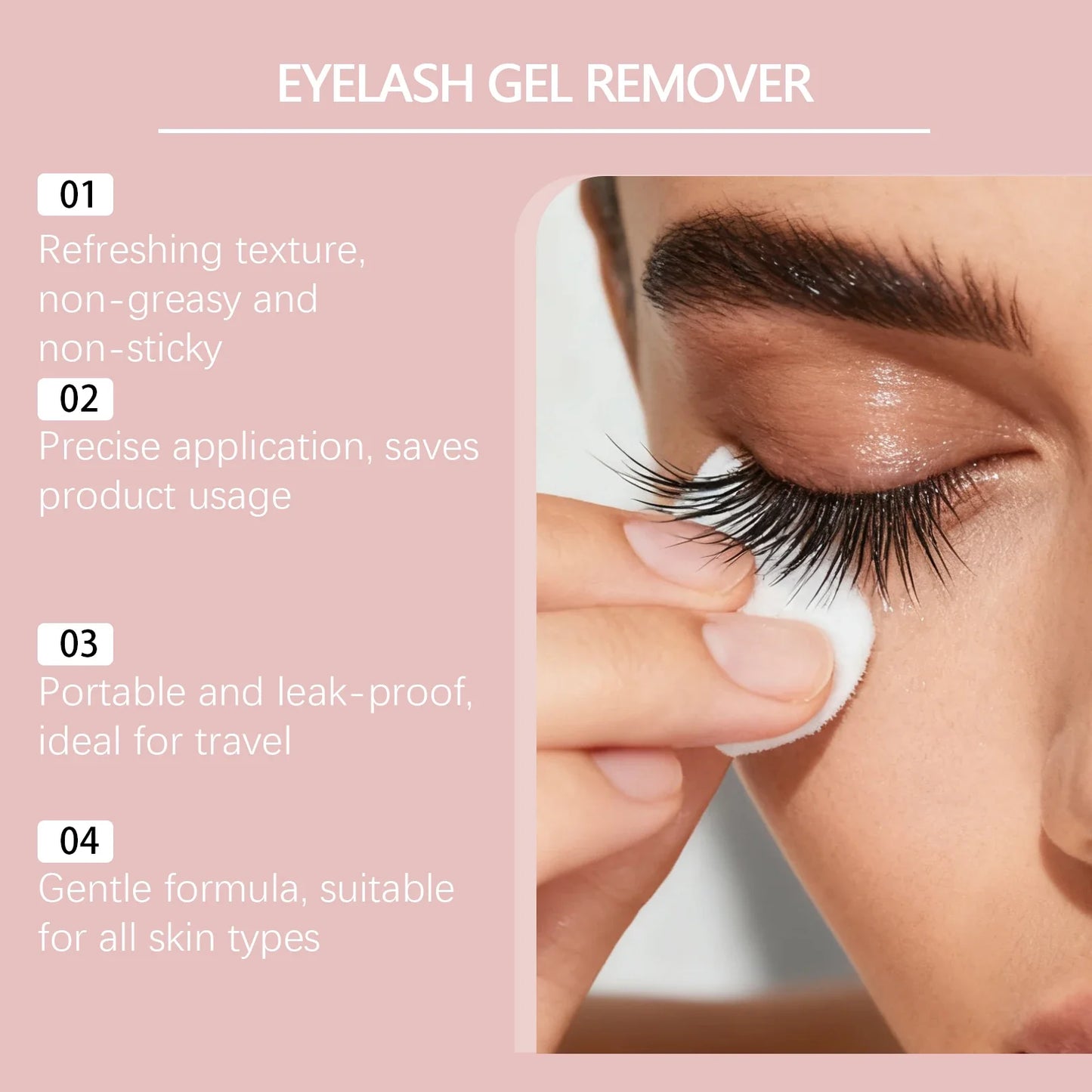 Lash Remover Gel – Eyelash Glue Dissolver Eye Makeup Remover 10ml