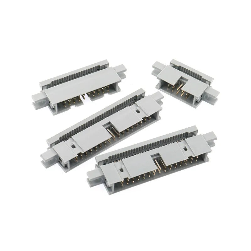 5pcs 2.54MM IDC Type Box Header Male Headers 10/14/16/18/20/30/34/40/50 PIN Connector for 1.27mm Pitch Flat Cable Peaceful Pleasures Health and Wellness