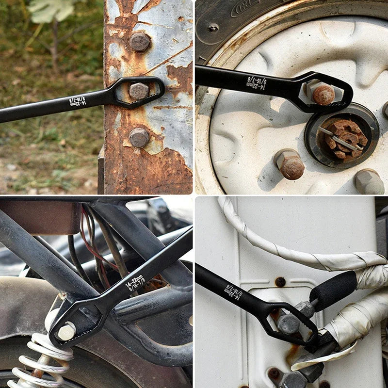 3-17mm multifunctional double end box wrench 8-22mm hexagonal solid wrench for tightening various diameter screws and nuts Peaceful Pleasures Health and Wellness