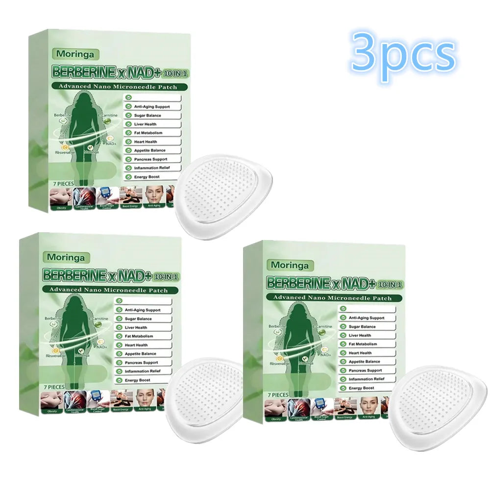 Nano Microneedle Skin Patch | Moringa Firming & Moisturizing 7pc