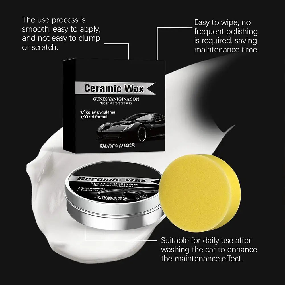Car Scratch Repair Wax Titanium Ceramic Wax Cream Peaceful Pleasures Health and Wellness