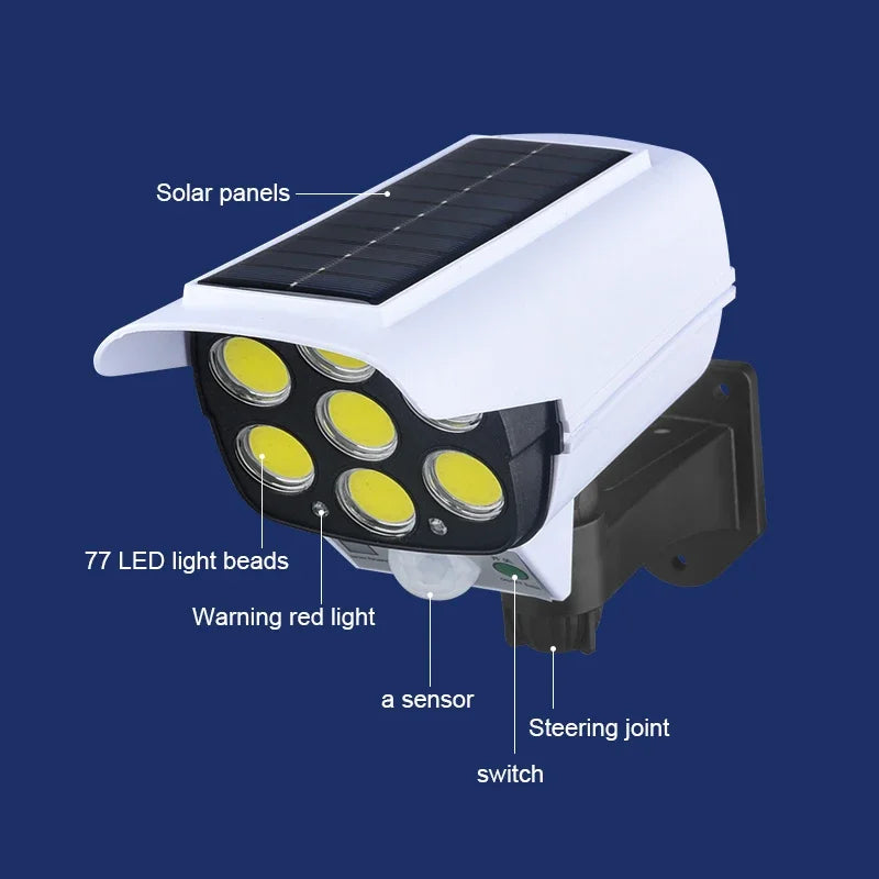 Solar LED Wall Light 3-Mode Motion Sensor & Remote | IP65