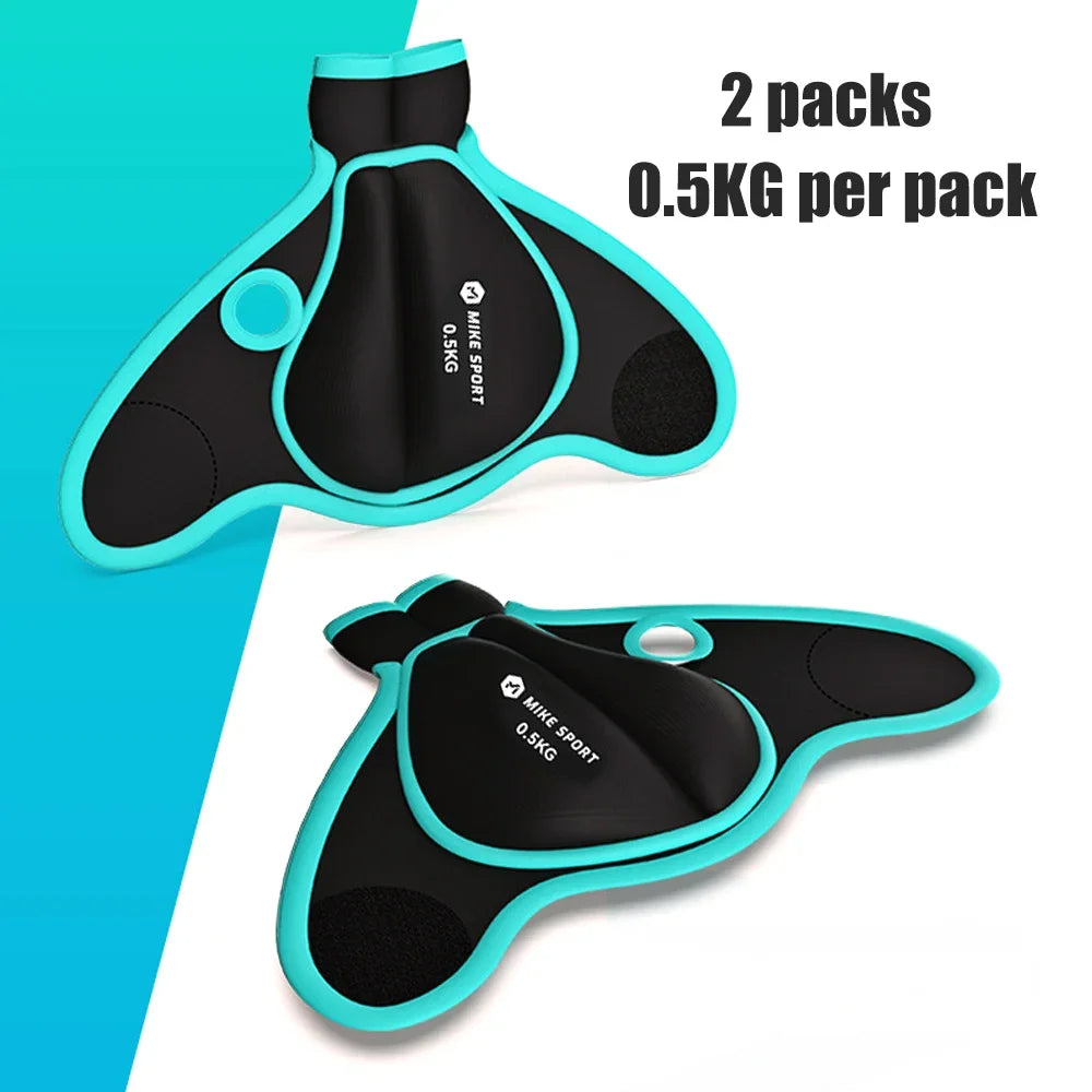1Pair Wrist Weights with Thumb Loops Lock for Women Men - Arm Weight Ankle Weights Weighted Gloves for Running Walking Jogging Peaceful Pleasures Health and Wellness BlackBlue-1Pair