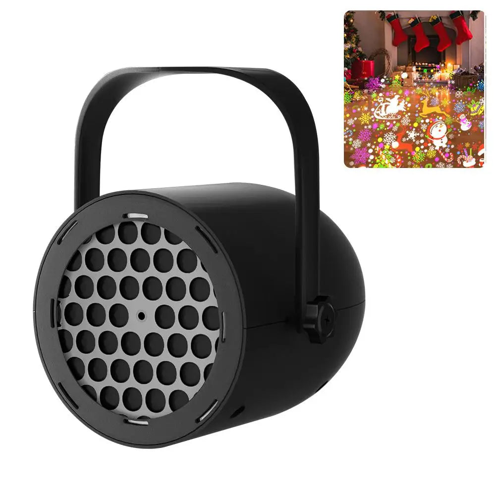 Christmas LED Snowflake Projector Light – Indoor & Outdoor Holiday Projector Light Peaceful Pleasures Health and Wellness D