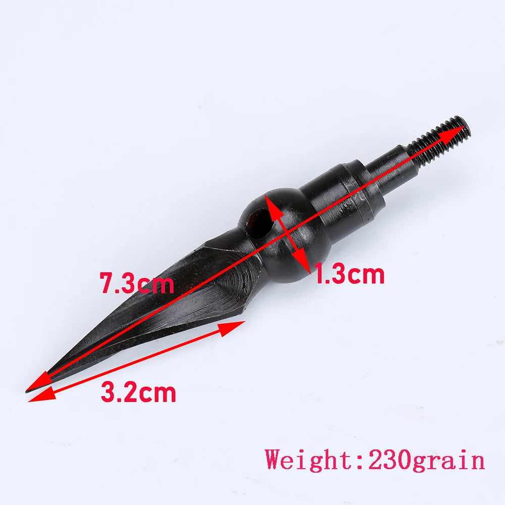 Carbon Steel Arrowheads Archery Broadheads Hunting Arrow Heads Tips