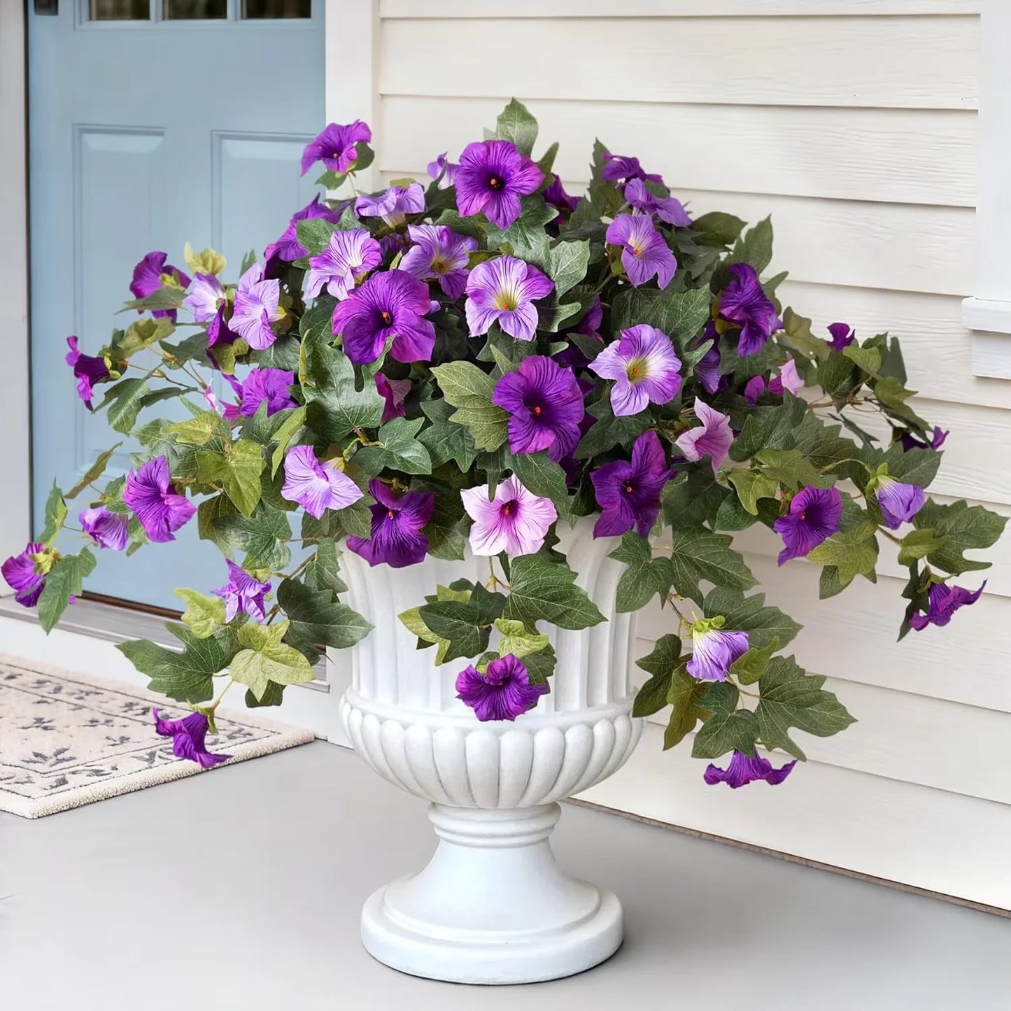 Artificial Silk Petunia Wall Hanging Flowers | Home Garden Decor