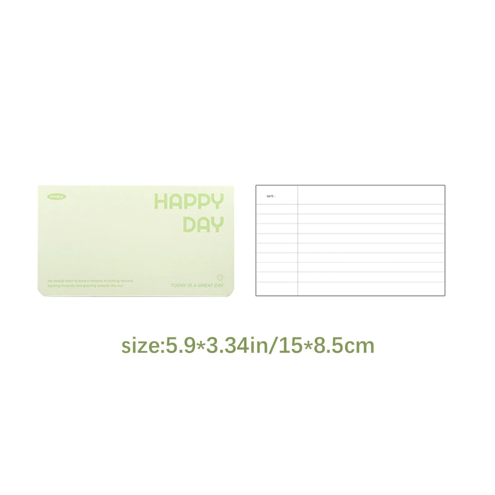 Flip Up Notebook Portable Horizontal Version Student Minimalist Make