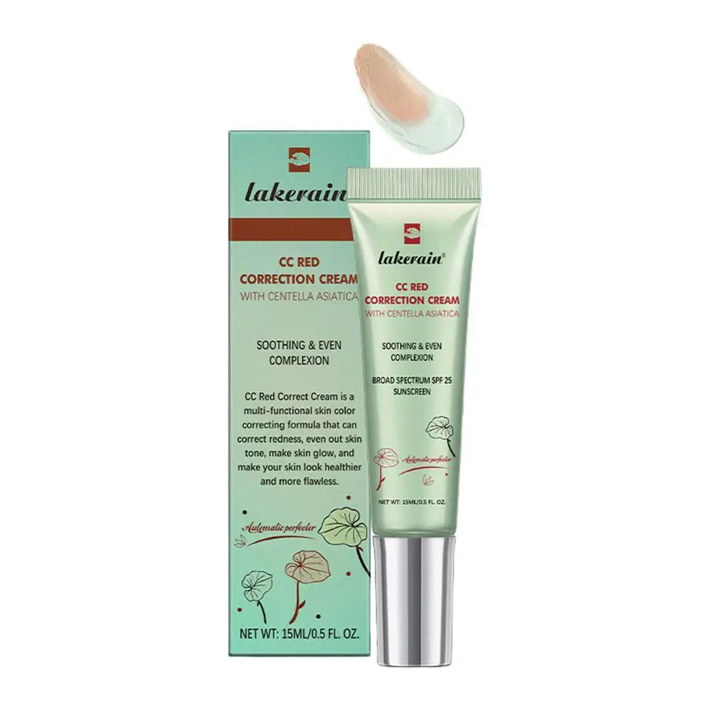Centella CC Cream Change Color Moisture Cream Makeup Foundation Full Coverage Hydration and Oil Control Korean Makeup Peaceful Pleasures Health and Wellness A