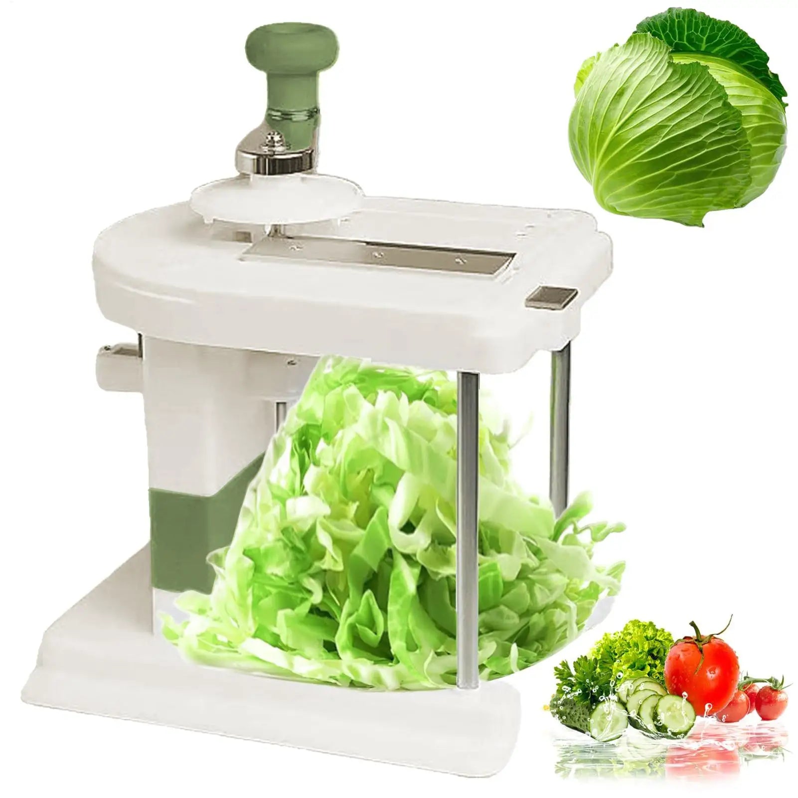 Manual Cabbage Shredder & Slicer for Sauerkraut & Coleslaw Vegetable Shredder Slicer Peaceful Pleasures Health and Wellness