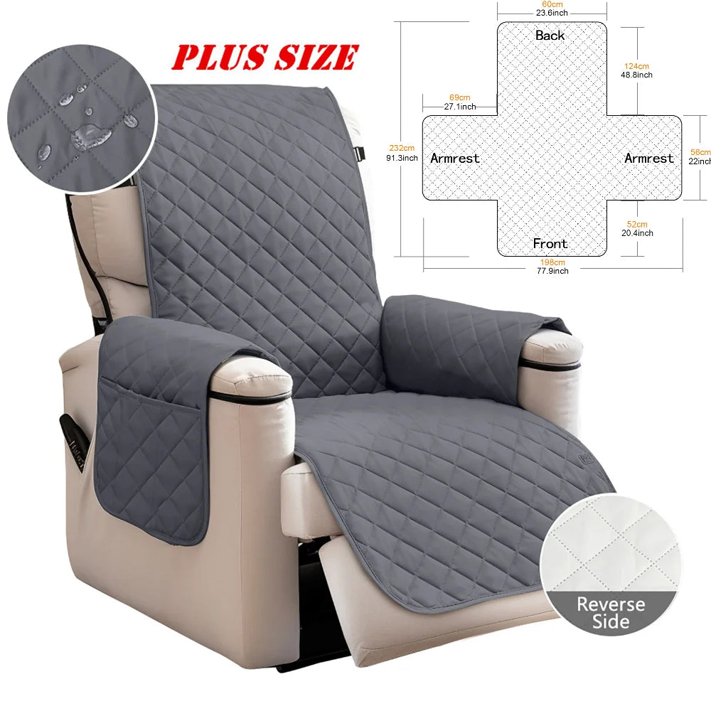 Waterproof Recliner Chair Cover | Pet & Kid Proof Slipcover