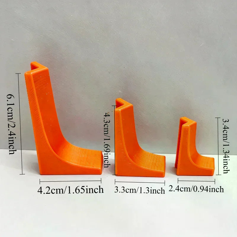 Precision Vertical Drill Guide Rail 3-Pack | V-Groove Jig