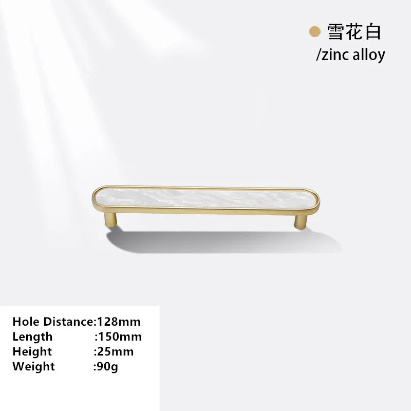 Zinc Alloy Cabinet Drawer Knob – Modern Shell Handle