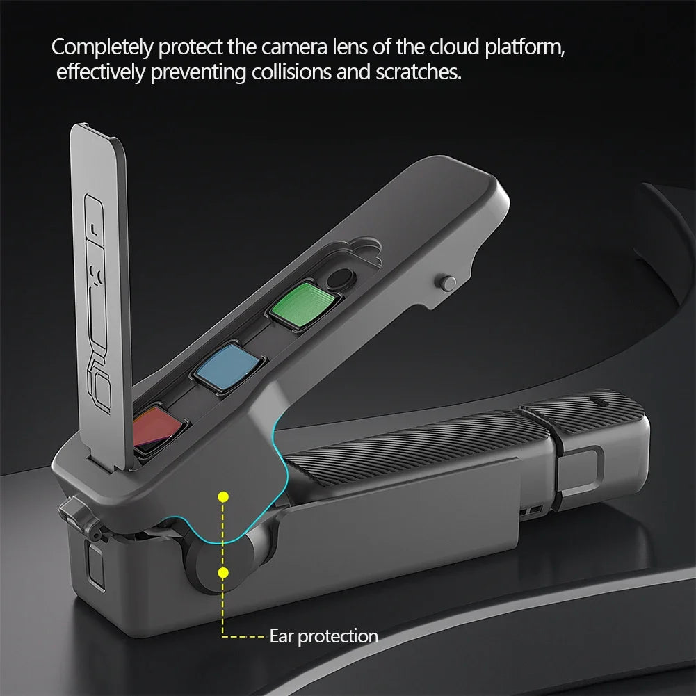 DJI Osmo Pocket 3 Flip Case with 5 Filter Slots | Anti-Scratch