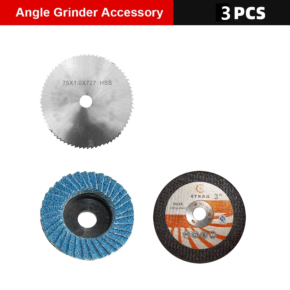 3inch Resin Sawblade Grinding Disc Electric Angle Grinder Attachment Cutting Wheel 75mm Diameter 10mm Bore Cutting Disc Peaceful Pleasures Health and Wellness 3pcs 1