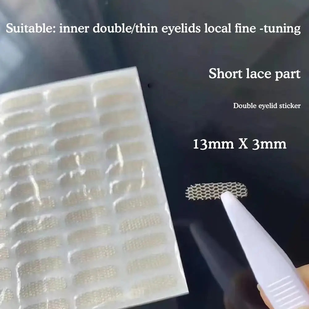 Invisible Double Eyelid Tape – Mesh Lace Lift Stickers