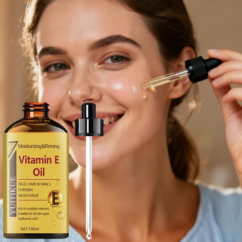 YUTIKUE 100ml Vitamin E Oil | Face, Hair & Nail Moisturizer Vitamin E Face Oil Peaceful Pleasures Health and Wellness