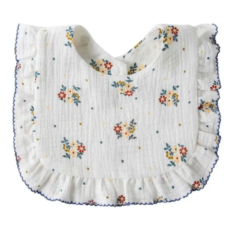4-Layer Cotton Baby Bibs | Breathable Drool & Burp Cloth 0–18M