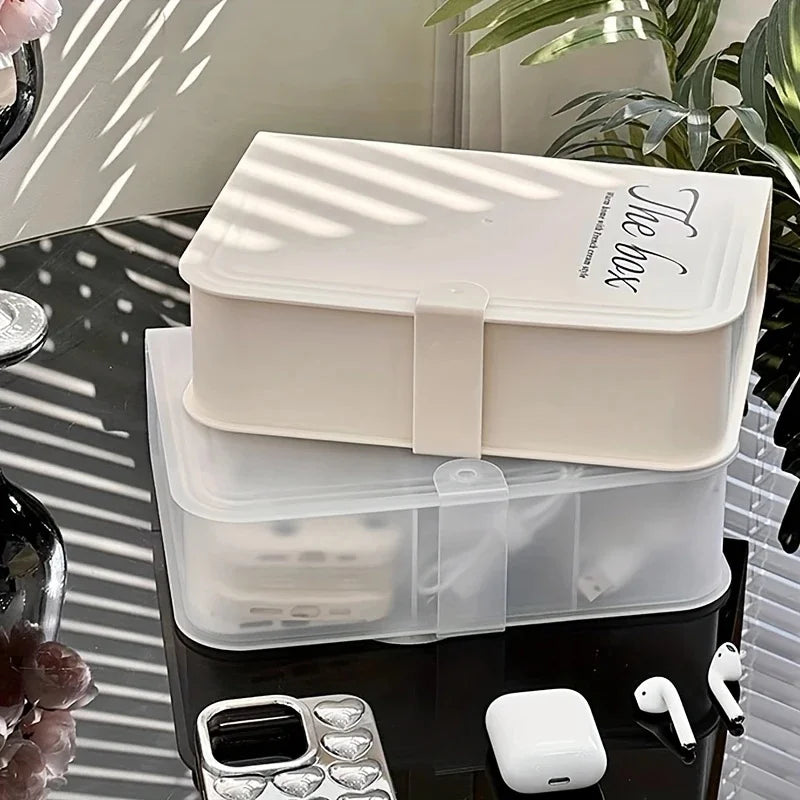 Practical Creative Underwear Socks Storage Boxes Travel Portable Boxes Desktop Small Parts Storage Charging Cable Storage Tools Peaceful Pleasures Health and Wellness